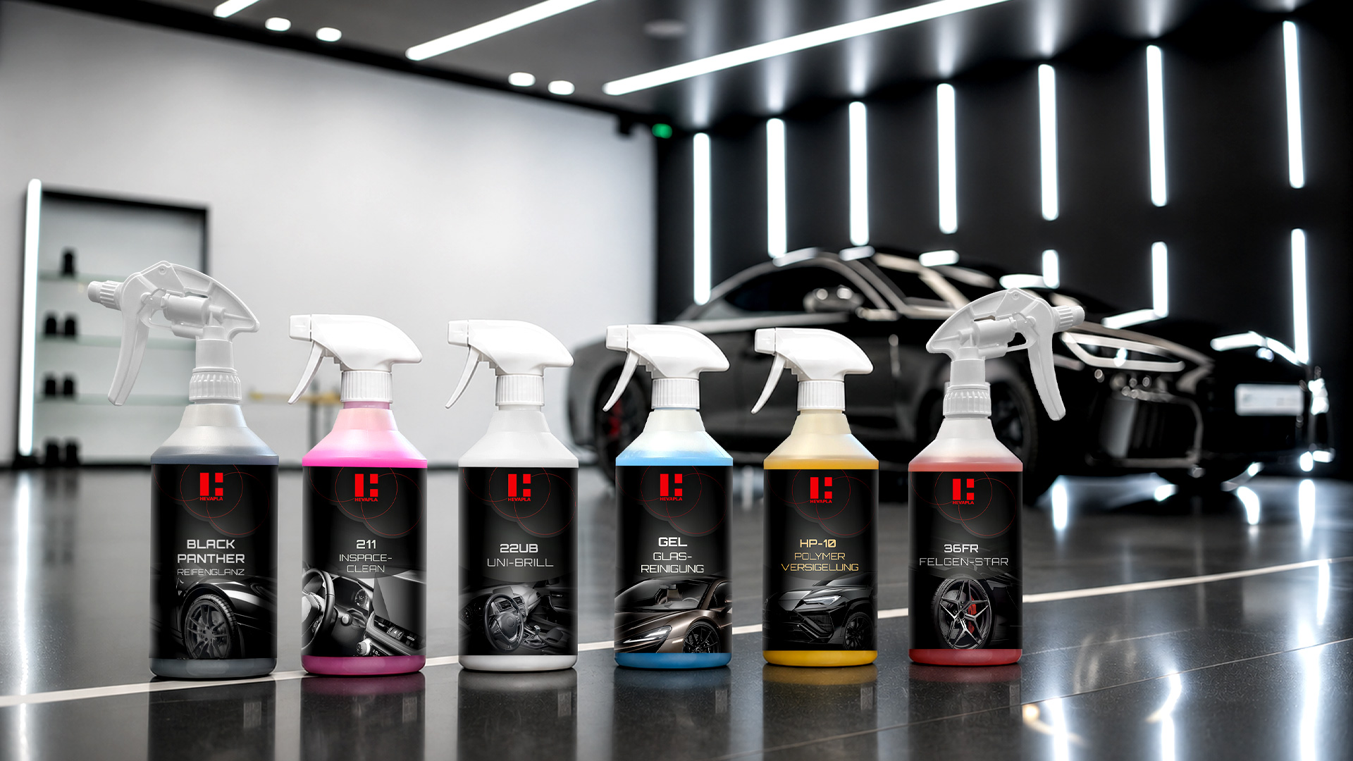 HEVAPLA — Premium-Autopflegeserie
