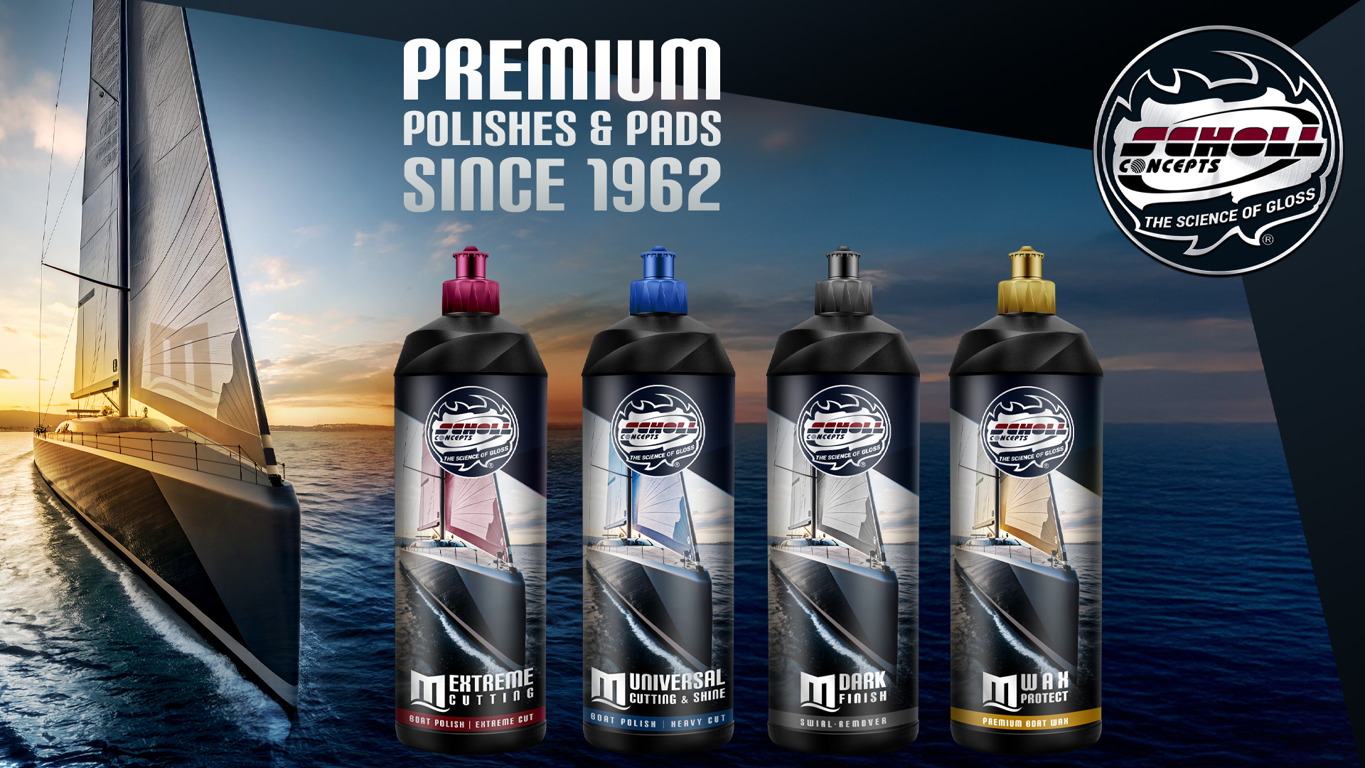 SCHOLL CONCEPTS — Premium-Bootspflegeserie